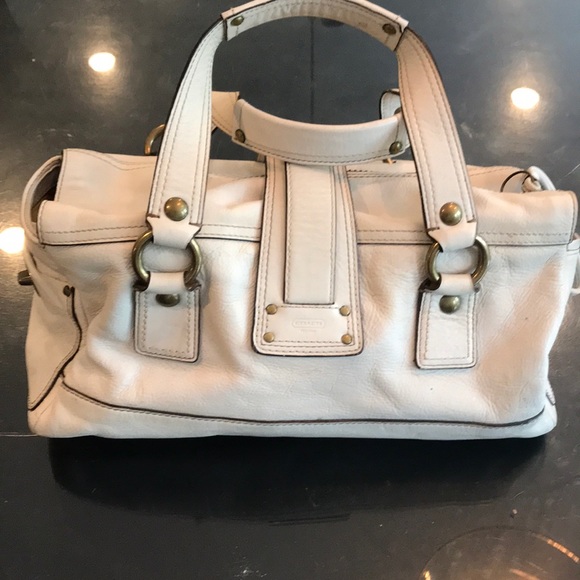 Coach Hobo Bag. White. - Picture 2 of 8